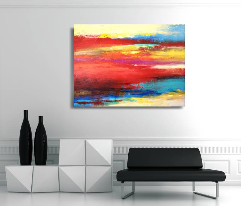 Original Abstract Expressionism Nature Painting by Mary Maguire