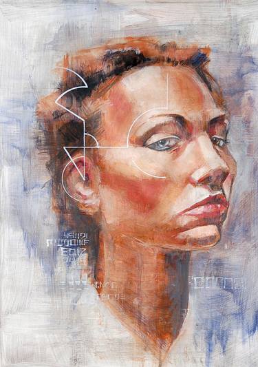 Original Expressionism Portrait Paintings by Emilio Martínez González-Delagranda