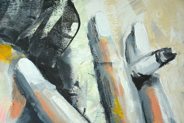 Original Abstract Pop Culture/Celebrity Painting by Sergej Rylov