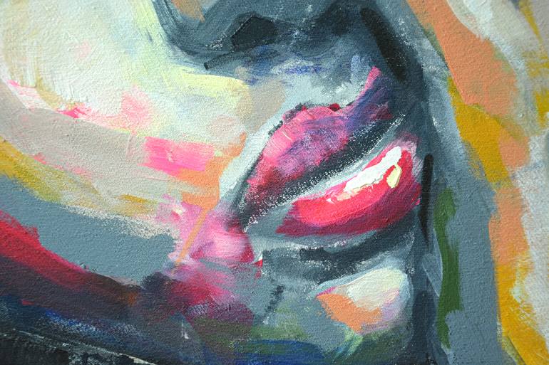 Original Abstract Pop Culture/Celebrity Painting by Sergej Rylov