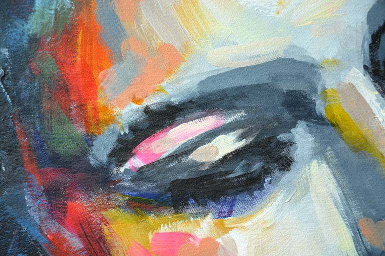 Original Abstract Pop Culture/Celebrity Painting by Sergej Rylov