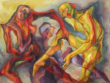 Print of Expressionism People Paintings by Gabriela Anitei