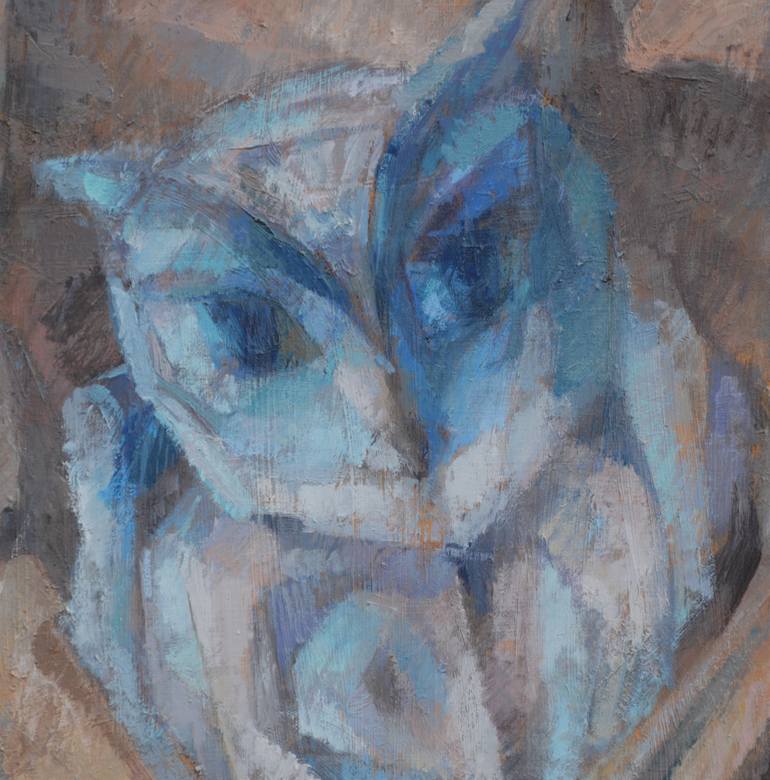 Original Expressionism Animal Painting by Gabriela Anitei