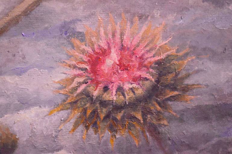 Original Figurative Floral Painting by Gabriela Anitei