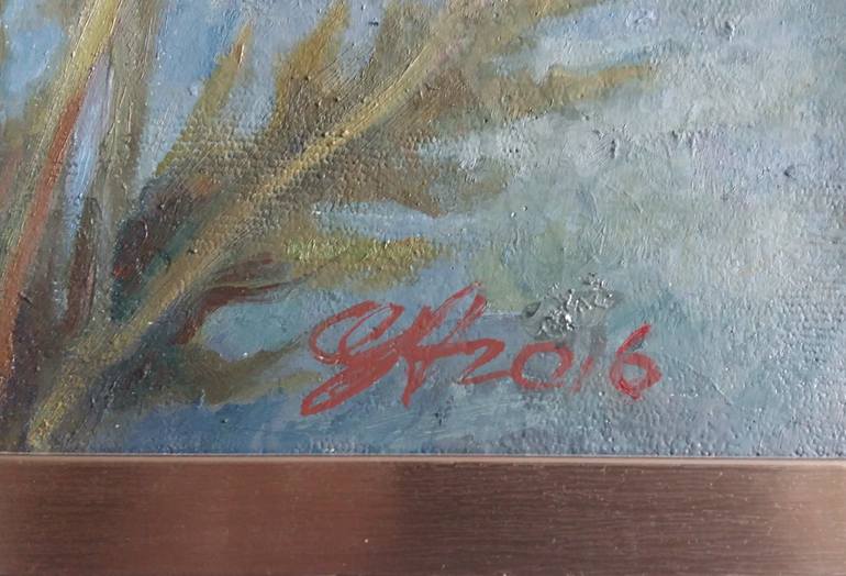 Original Figurative Floral Painting by Gabriela Anitei