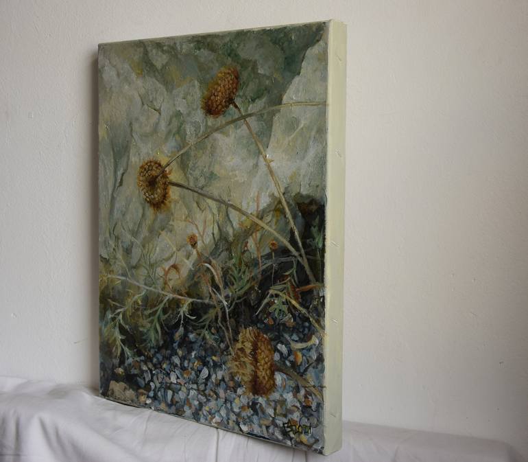 Original Floral Painting by Gabriela Anitei