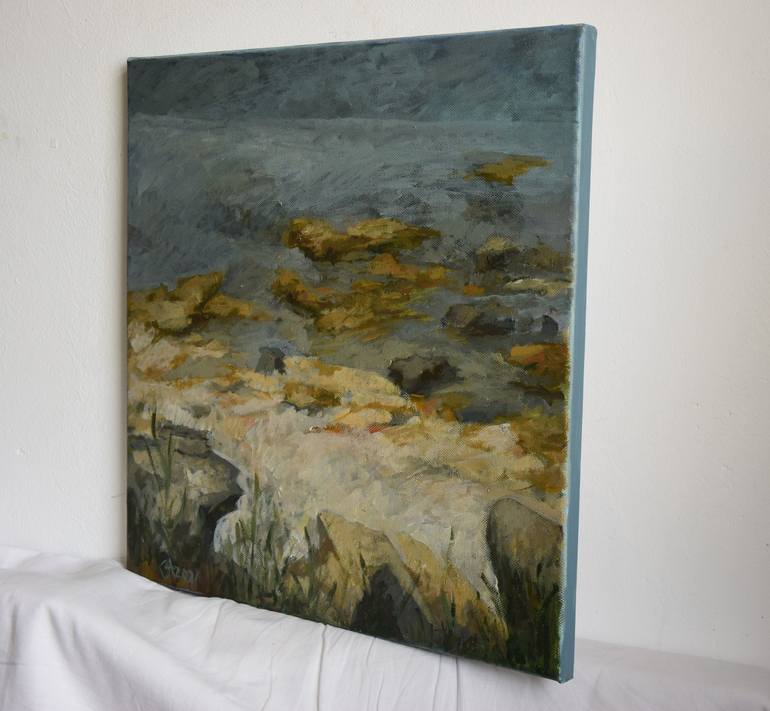 Original Figurative Beach Painting by Gabriela Anitei