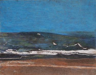 Print of Seascape Paintings by Roubina Sarelakou