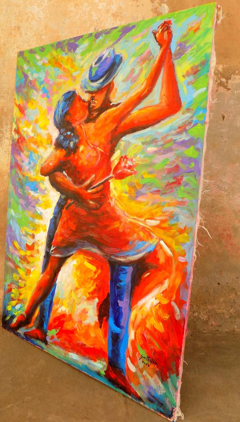 Original Love Painting by Smith Olaoluwa