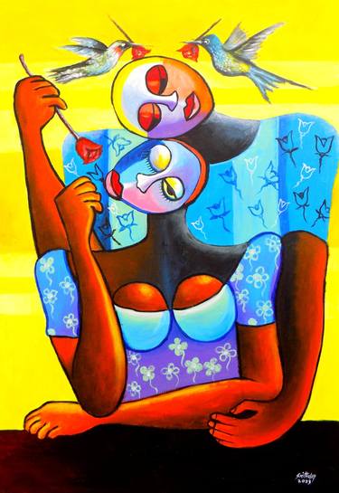 Original Love Paintings by Smith Olaoluwa