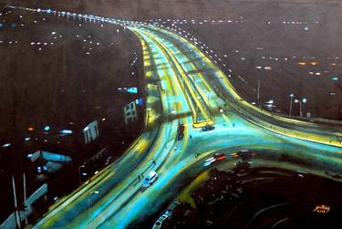 Print of Cities Paintings by Smith Olaoluwa