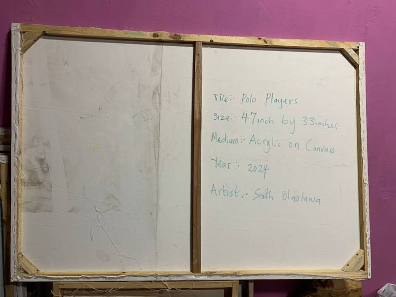 Original Art Deco Sports Painting by Smith Olaoluwa