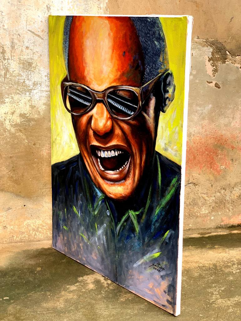 Original Art Deco Pop Culture/Celebrity Painting by Smith Olaoluwa