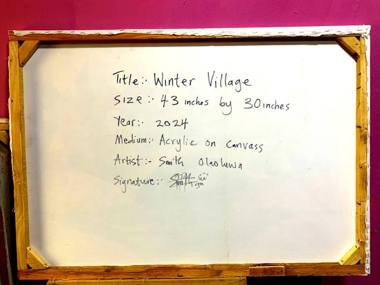 Original Art Deco Abstract Painting by Smith Olaoluwa