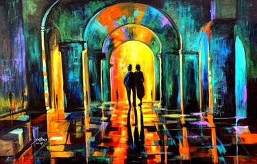 Original Art Deco Outer Space Paintings by Smith Olaoluwa