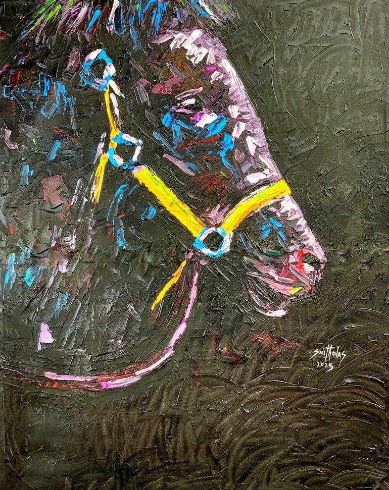 Print of Abstract Animal Paintings by Smith Olaoluwa