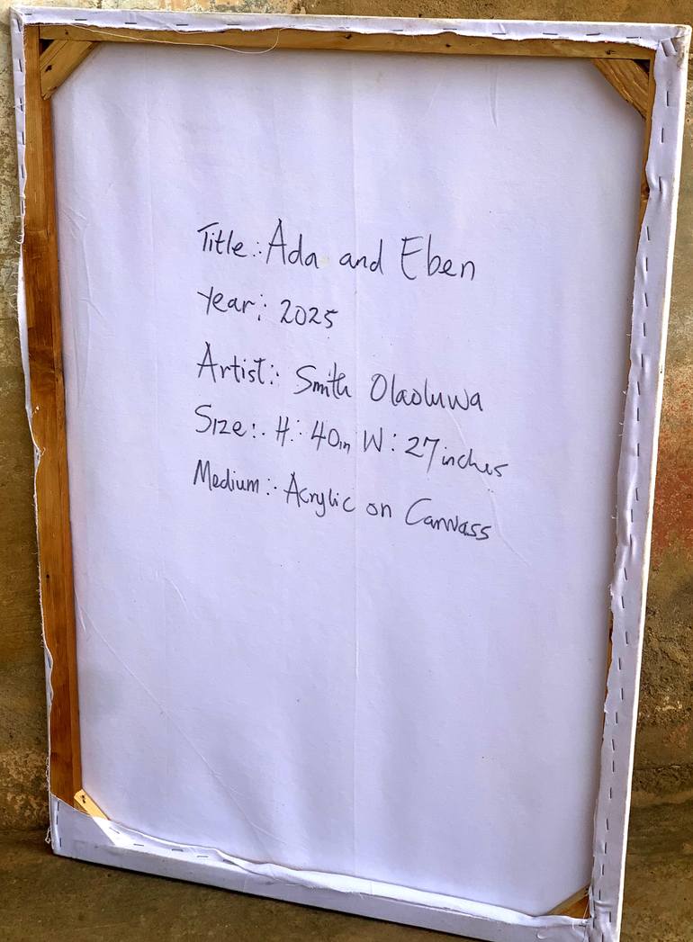 Original Art Deco Abstract Painting by Smith Olaoluwa