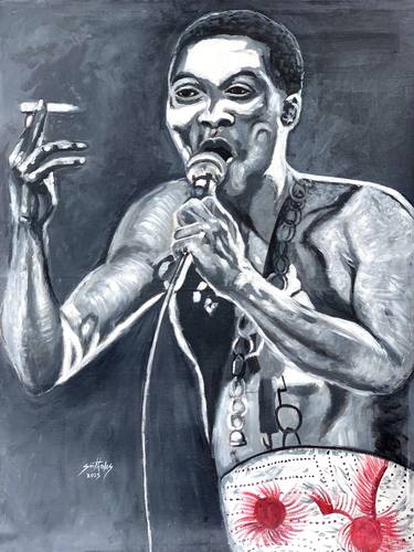 Original Art Deco Pop Culture/Celebrity Painting by Smith Olaoluwa