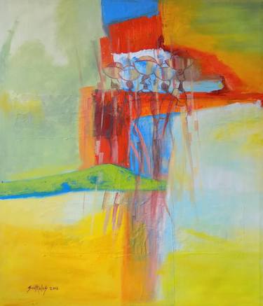 Original Abstract Paintings by Smith Olaoluwa