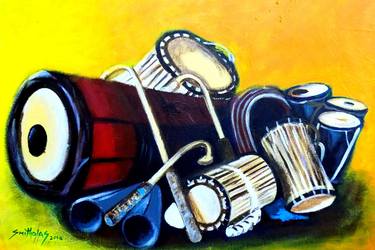 Print of Music Paintings by Smith Olaoluwa