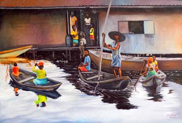 Original Places Paintings by Smith Olaoluwa