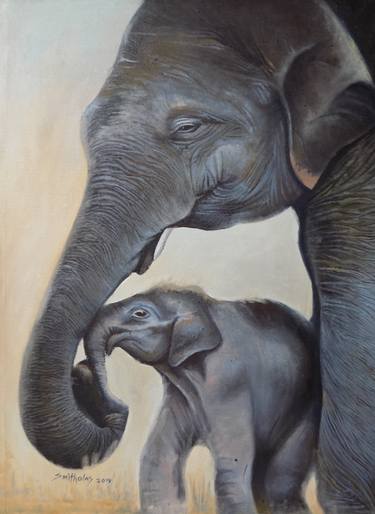 Print of Animal Paintings by Smith Olaoluwa