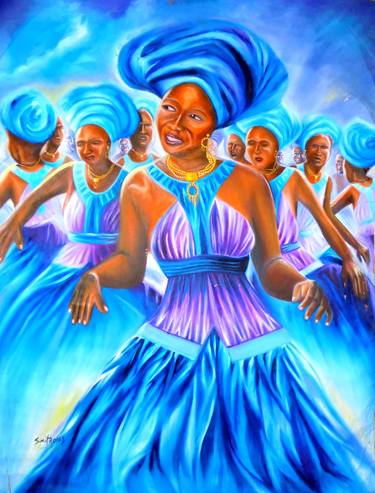 Print of World Culture Paintings by Smith Olaoluwa