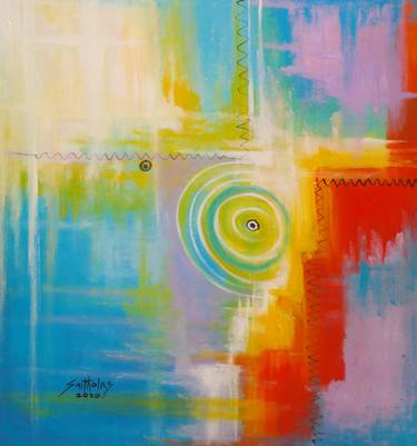 Original Abstract Paintings by Smith Olaoluwa