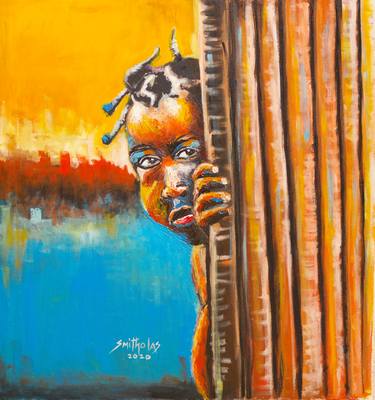Print of Children Paintings by Smith Olaoluwa