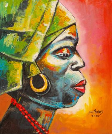 Print of People Paintings by Smith Olaoluwa