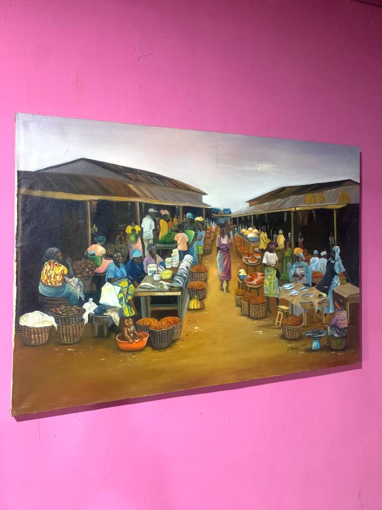 Original Art Deco Other Painting by Smith Olaoluwa