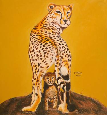 Original Animal Paintings by Smith Olaoluwa