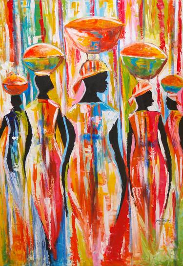 Print of Art Deco Abstract Paintings by Smith Olaoluwa