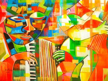 Print of Art Deco Abstract Paintings by Smith Olaoluwa