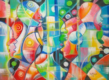Original Abstract Expressionism Abstract Paintings by Smith Olaoluwa