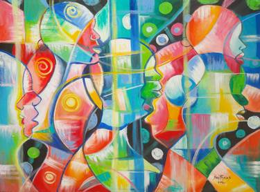 Print of Abstract Paintings by Smith Olaoluwa