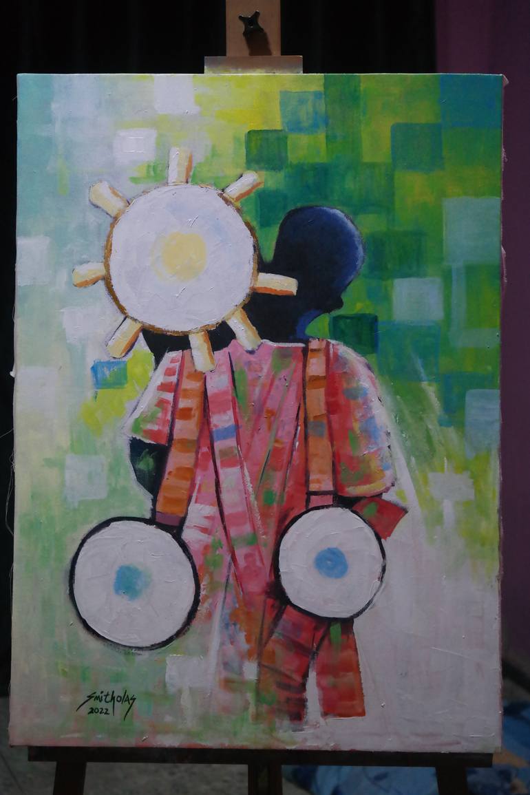 Original Art Deco Other Painting by Smith Olaoluwa