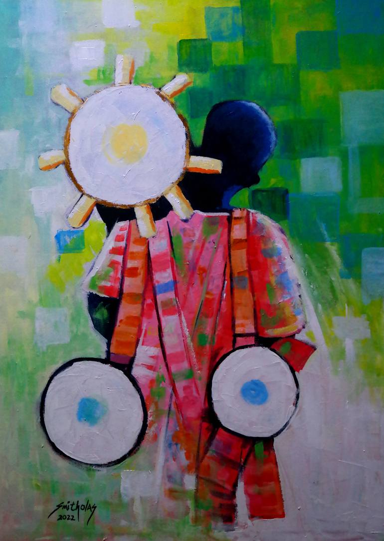Original Art Deco Other Painting by Smith Olaoluwa