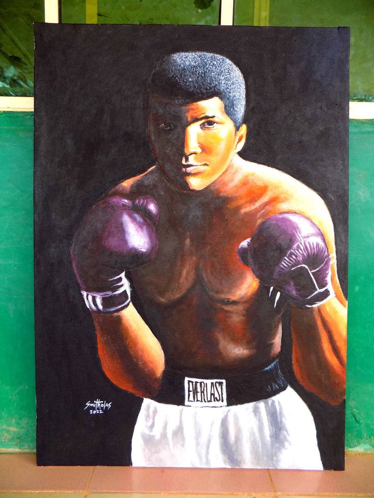 Original Celebrity Painting by Smith Olaoluwa