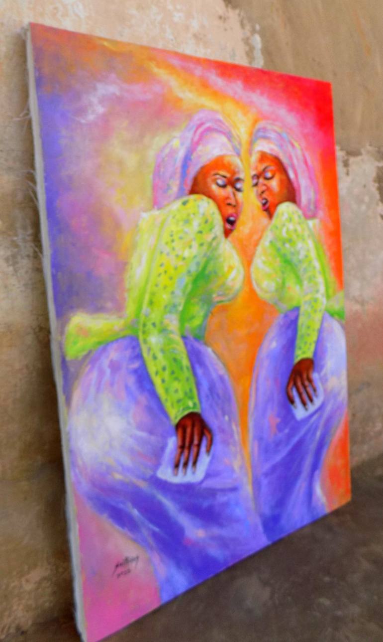 Original World Culture Painting by Smith Olaoluwa