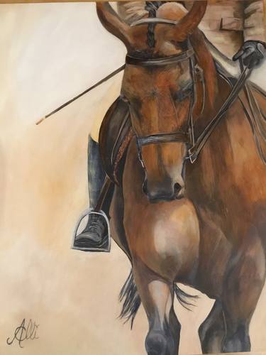 Original Fine Art Horse Paintings by Allison Riddell