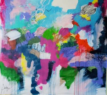 Original Abstract Expressionism Abstract Paintings by Suely Blot