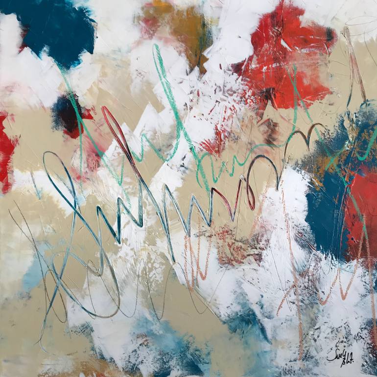 Original Abstract Painting by Suely Blot