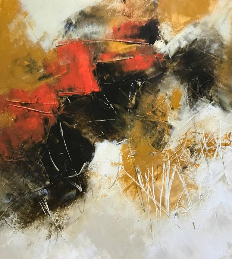 Original Abstract Painting by Suely Blot