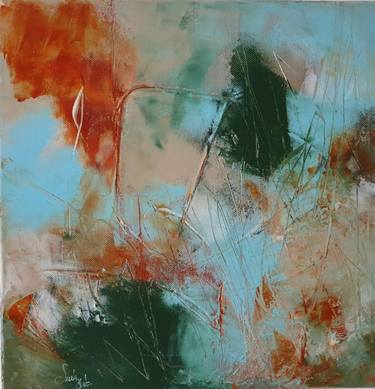 Original Abstract Expressionism Abstract Paintings by Suely Blot