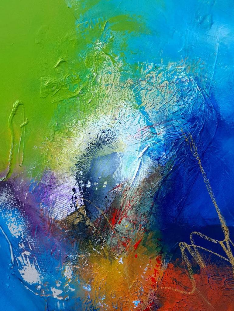 Original Abstract Painting by Suely Blot