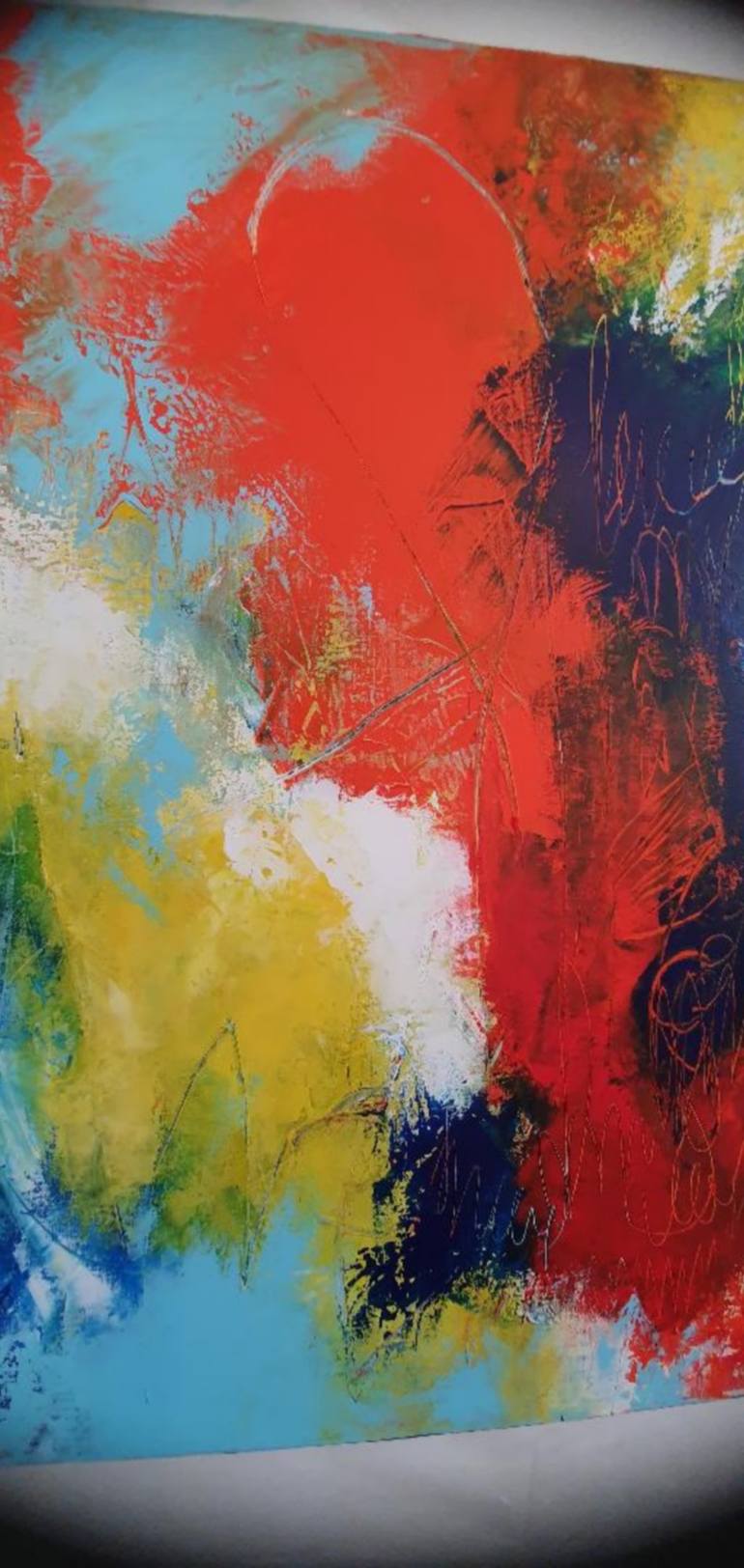 Original Abstract Painting by Suely Blot