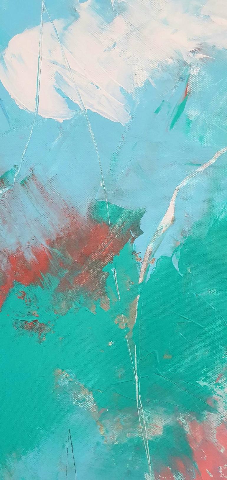 Original Modern Abstract Painting by Suely Blot
