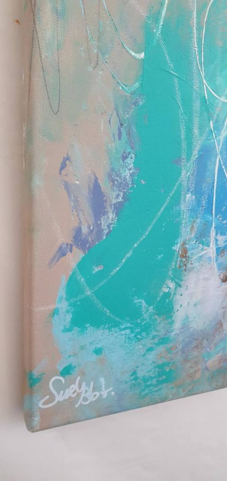 Original Abstract Painting by Suely Blot