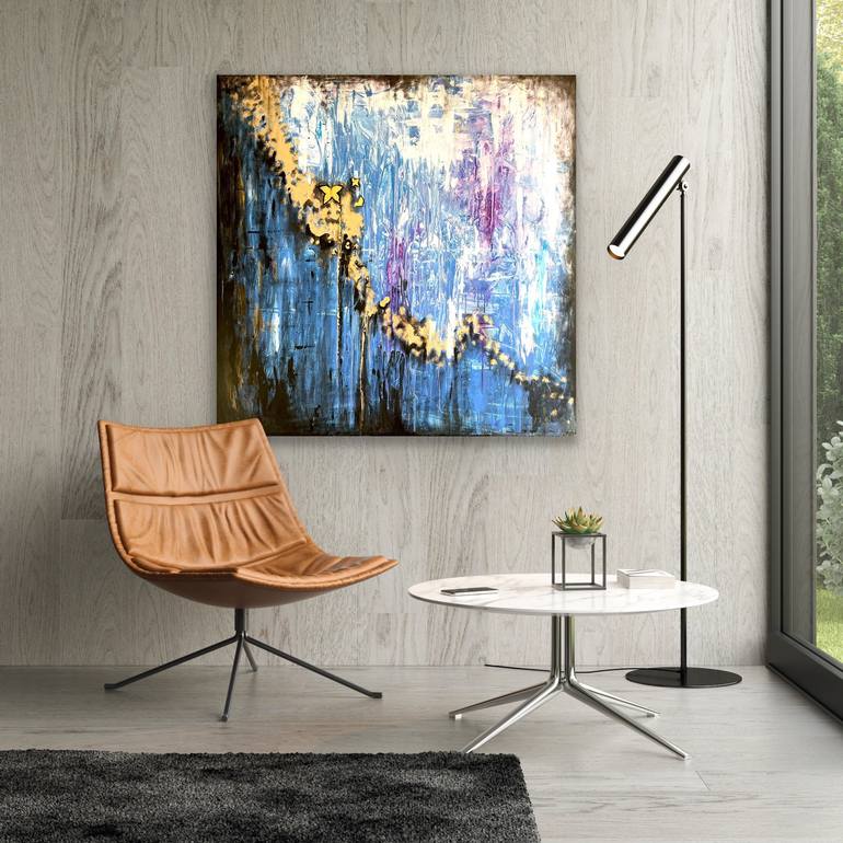Original Abstract Expressionism Abstract Painting by Andrea Špirhanzlová